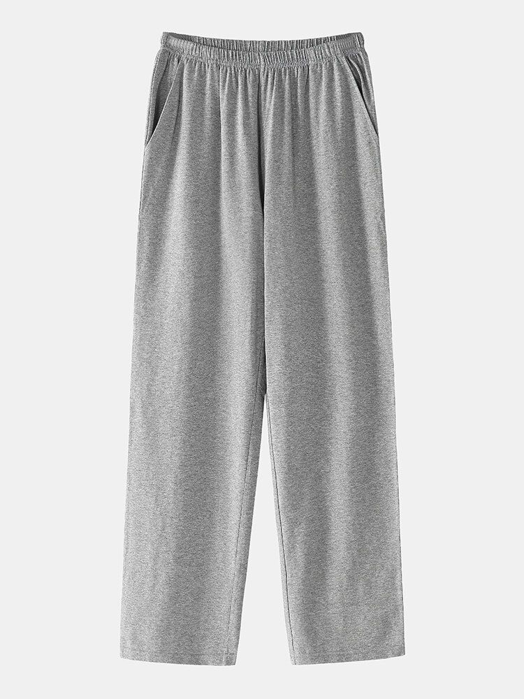 Herren-modalstrick-langarm-kapuzenoberteil Lässiges Lounge-pyjama-set Mit Elastischer Taille