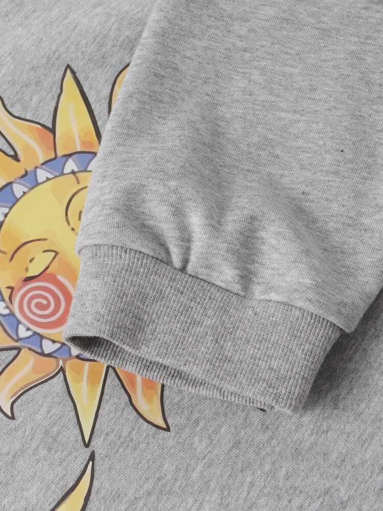 Baumwoll-sweatshirts Mit Rundem Ausschnitt Und Rundhalsausschnitt Von Sun Moon Celestial Graphic Für Herren