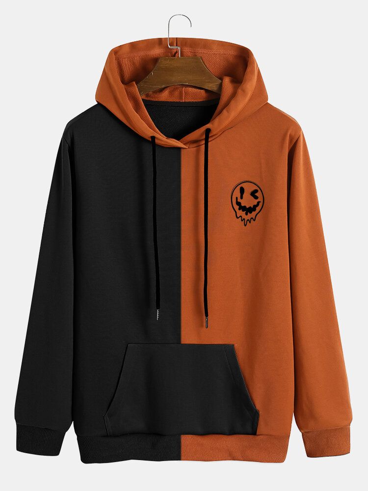 Herren-hoodies Mit Halloween-muster Und Kängurutaschen