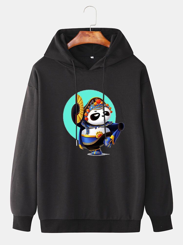 Herren-pullover Mit Cartoon-panda-grafikdruck Täglich Locker