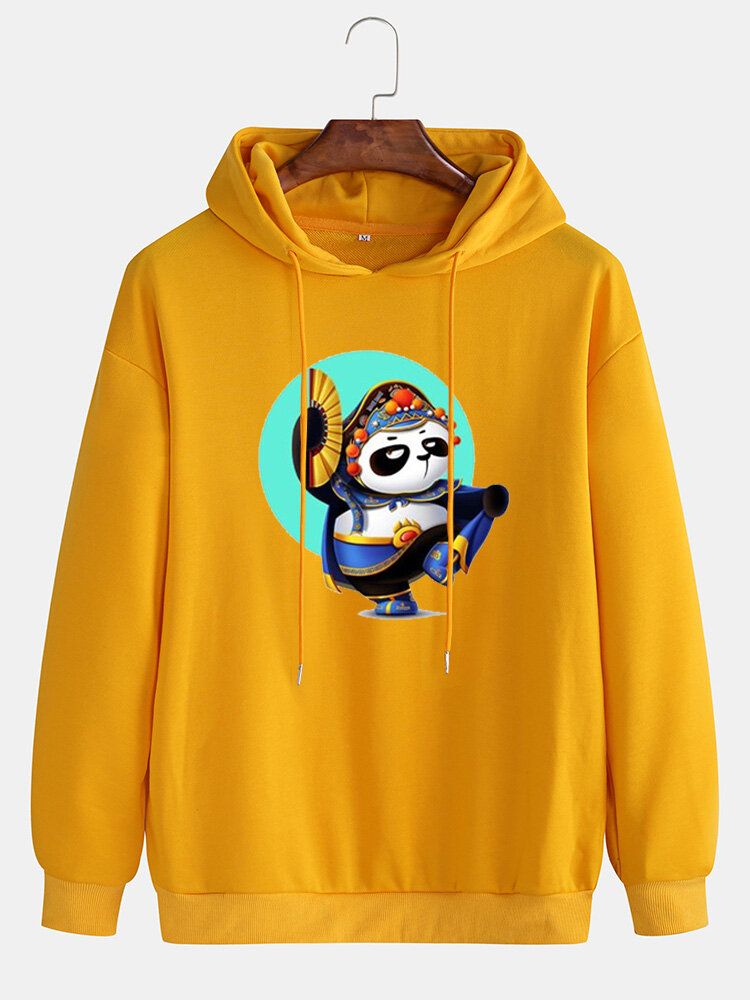 Herren-pullover Mit Cartoon-panda-grafikdruck Täglich Locker