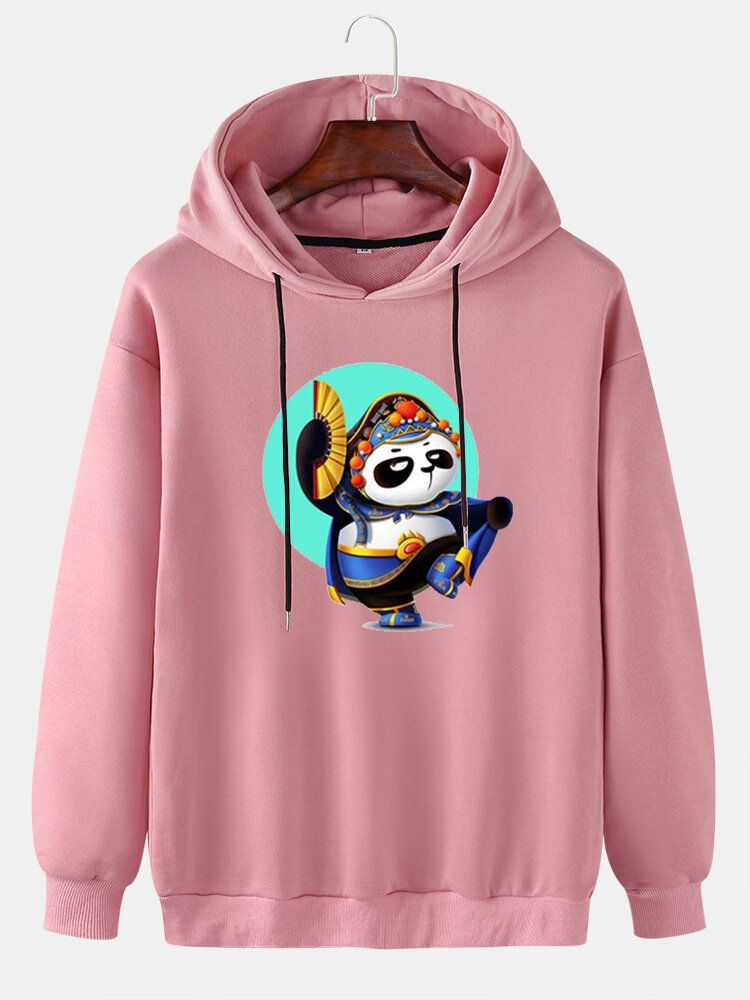 Herren-pullover Mit Cartoon-panda-grafikdruck Täglich Locker