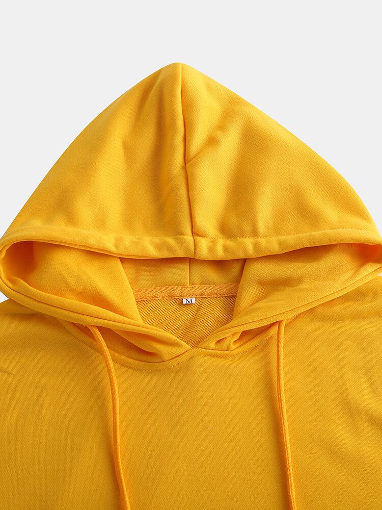 Lässige Langarm-hoodies Mit Einfachem Ananas-print Für Herren