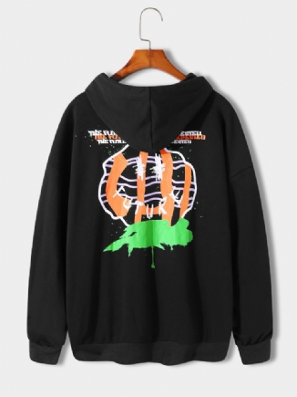 Lässiger Graffiti-hoodie Für Herren