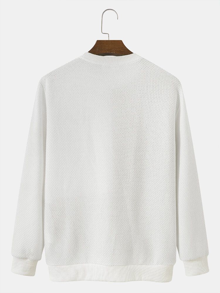 Lustiges Freizeit-sweatshirt Mit Stickerei Für Herren