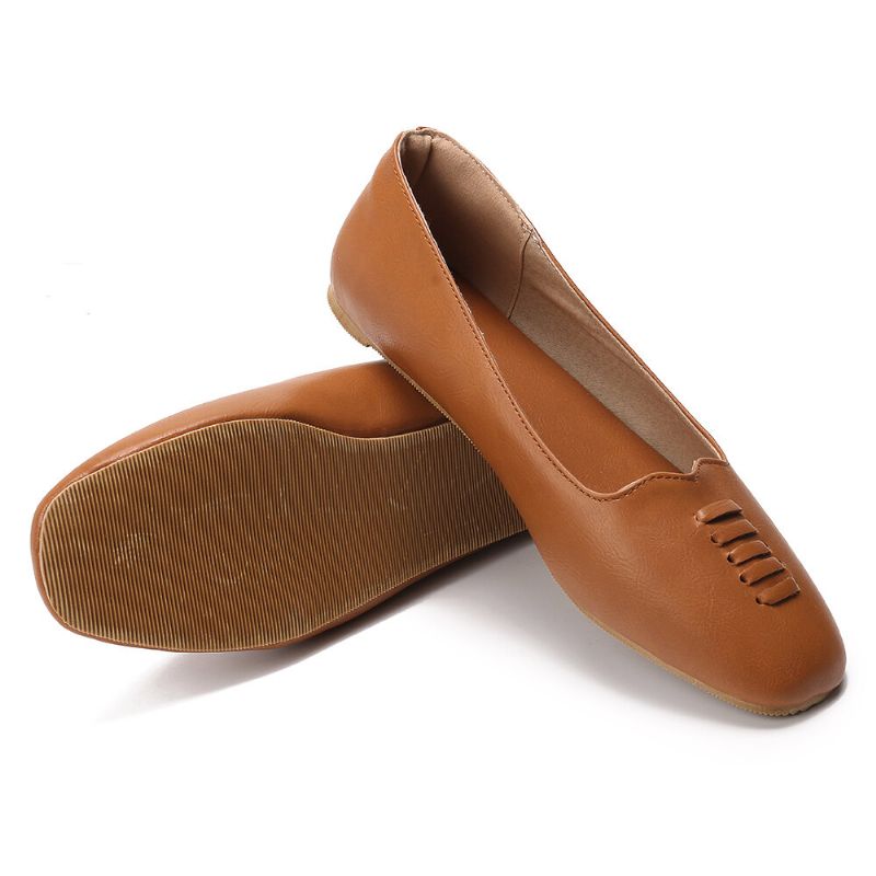 Bequeme Leichte Slip-on-slipper Mit Eckiger Zehenpartie Für Damen