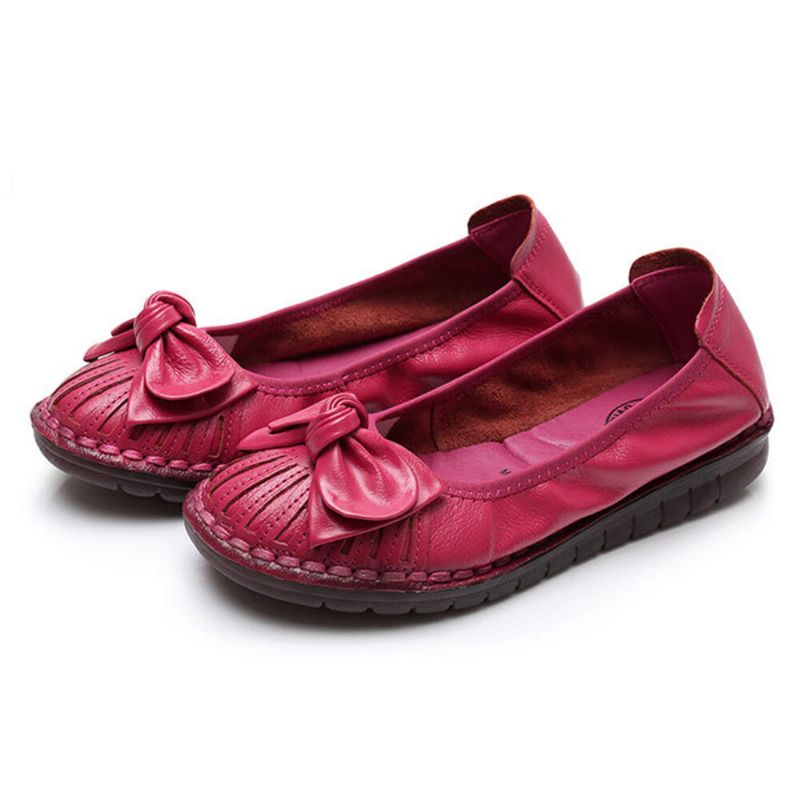 Bequeme Rutschfeste Freizeitschuhe Für Damen Mit Bowknot-dekor