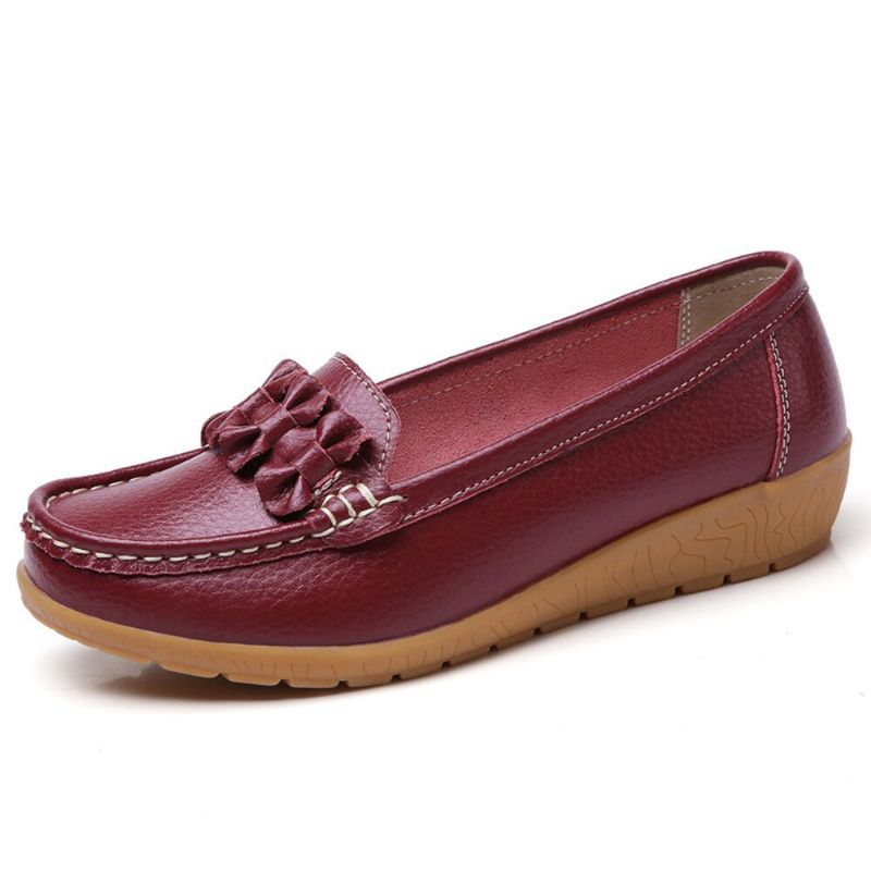 Bequeme Rutschfeste Lässige Loafer Für Damen Mit Bowknot-nähten