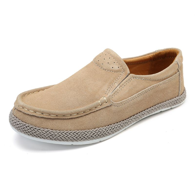 Bequeme Tragbare Einfarbige Lässige Slip-on-flats Für Damen