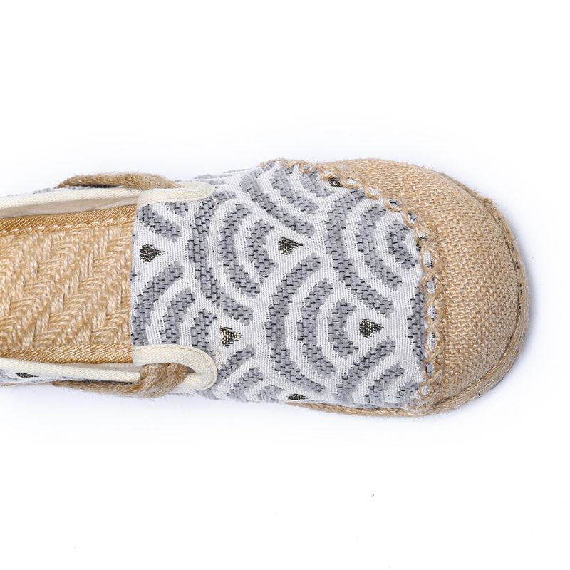 Bequeme Tragbare Runde Zehen-espadrilles Für Damen Flache Loafer