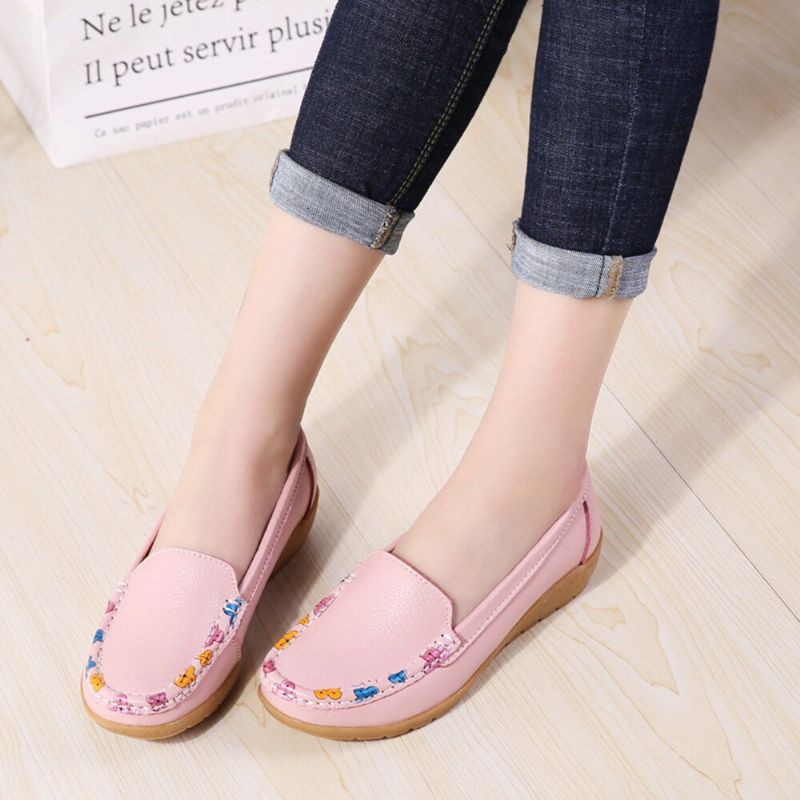 Bunte Auffällige Bequeme Rutschfeste Lässige Slip-on-slipper Für Damen