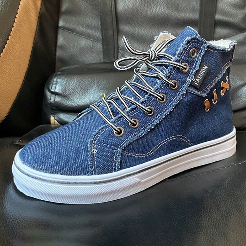 Damen-denim Bequeme Tragbare Lässige Sportliche High-top-flats