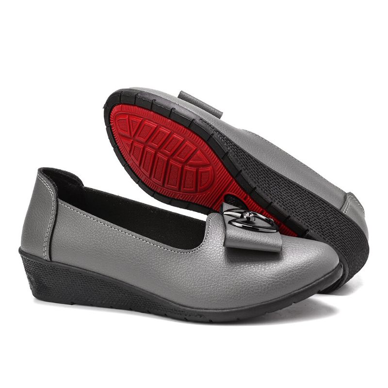 Damen Metail Decor Bequeme Sohle Flache Lässige Slipper Zum Hineinschlüpfen