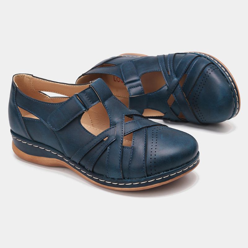 Frauen Aushöhlen Bequeme Atmungsaktive Spring Flats Freizeitschuhe