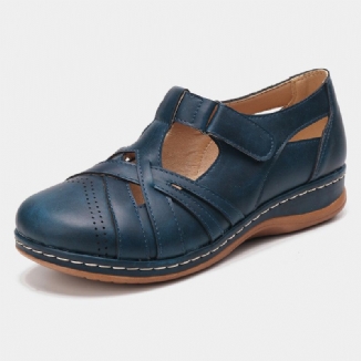 Frauen Aushöhlen Bequeme Atmungsaktive Spring Flats Freizeitschuhe