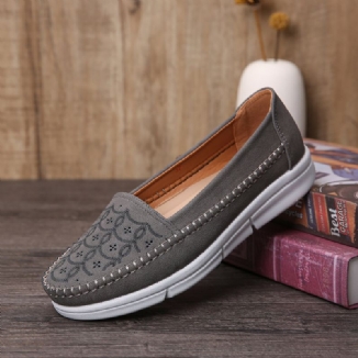 Frauen Hand Stricting Hollow Comfy Massage Atmungsaktive Casual Flats