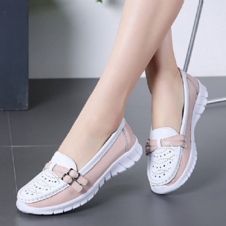 Frauen Walking Holow Rutschfeste Lässige Slip-on-flats