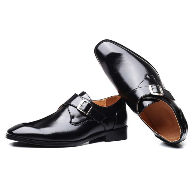 Atmungsaktive Bequeme Formelle Business-schuhe Mit Eckiger Zehenpartie