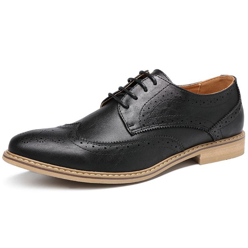 Brogue Geschnitzte Lässige Weiche Business-leder-oxfords