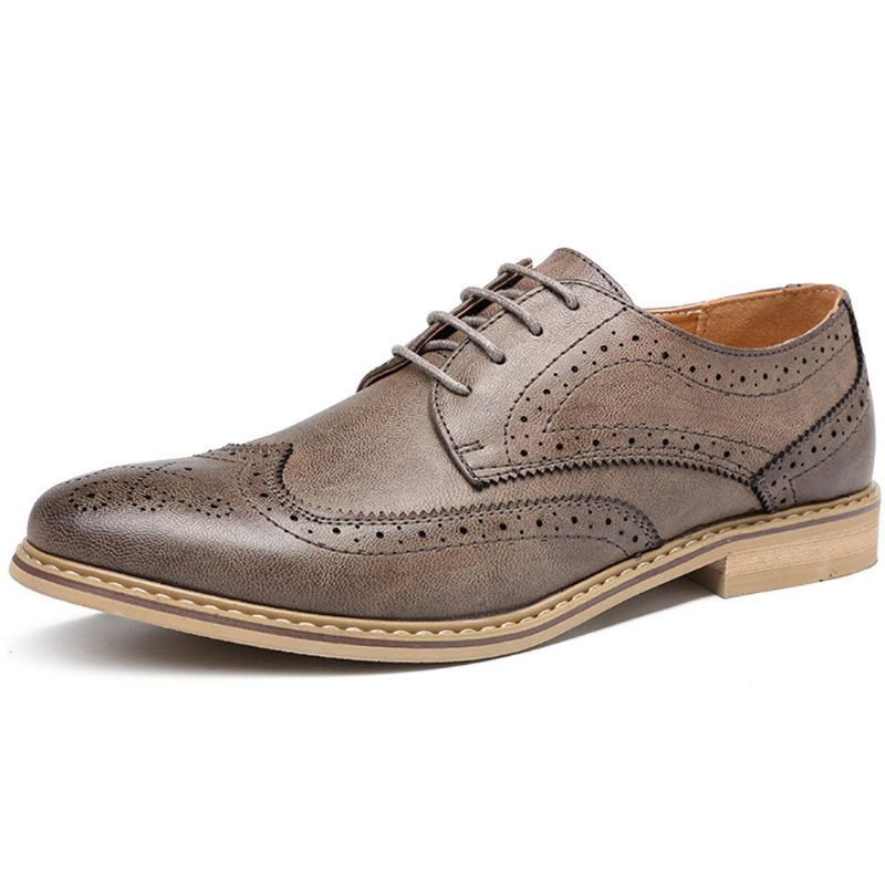 Brogue Geschnitzte Lässige Weiche Business-leder-oxfords