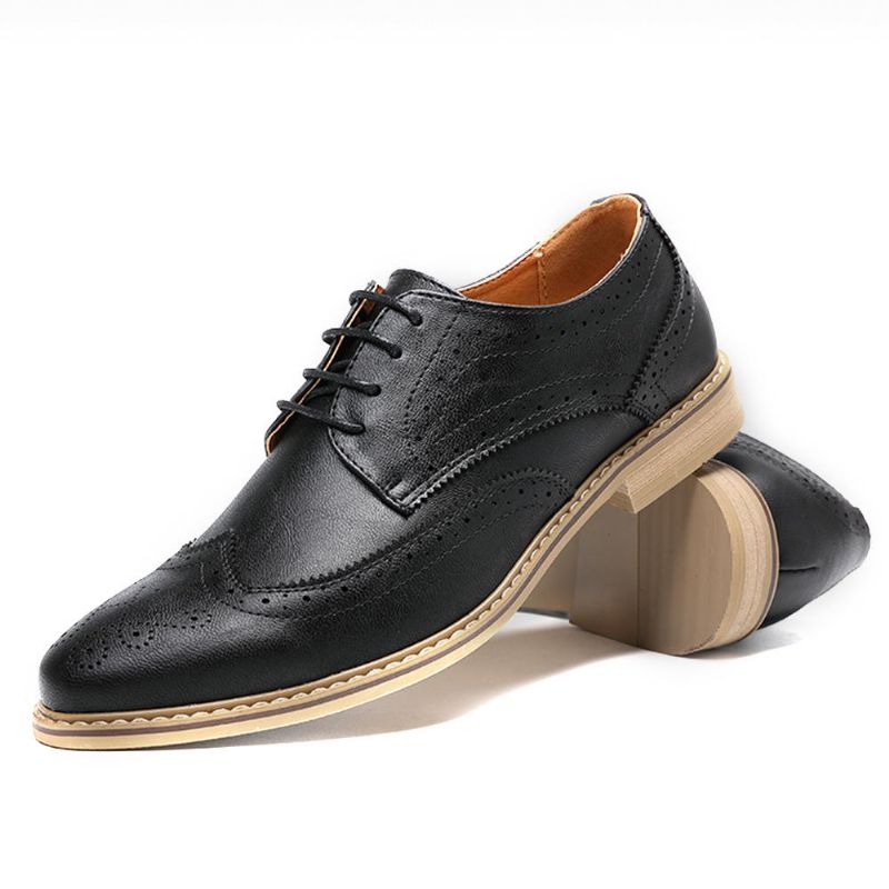 Brogue Geschnitzte Lässige Weiche Business-leder-oxfords