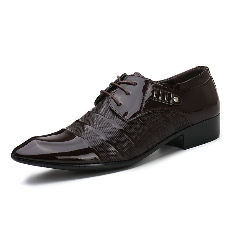 Business Business-schuh Aus Weichem Leder Für Herren Lässige Oxfords