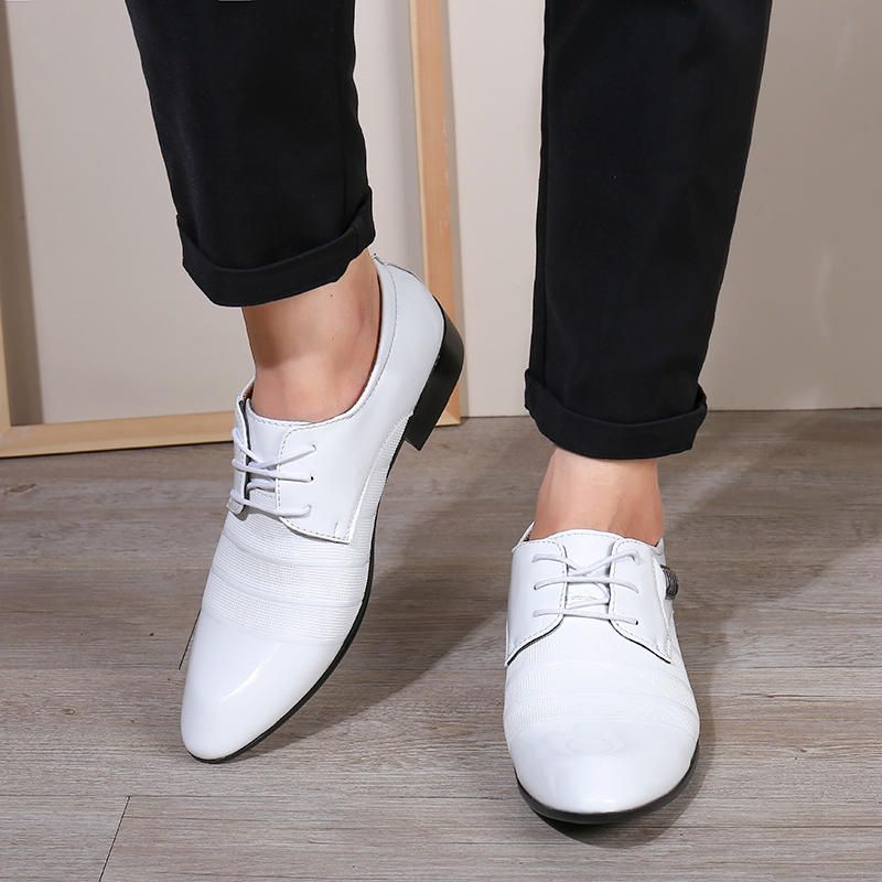 Business Business-schuh Aus Weichem Leder Für Herren Lässige Oxfords