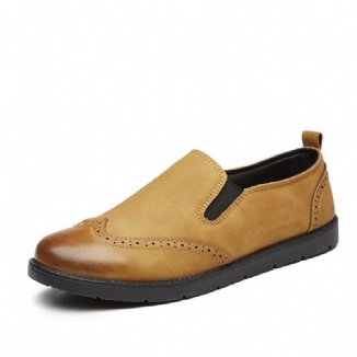 Business-casual-loafer Für Herren Chelsea-slip-on-arbeitskleid Handgenähte Schuhe