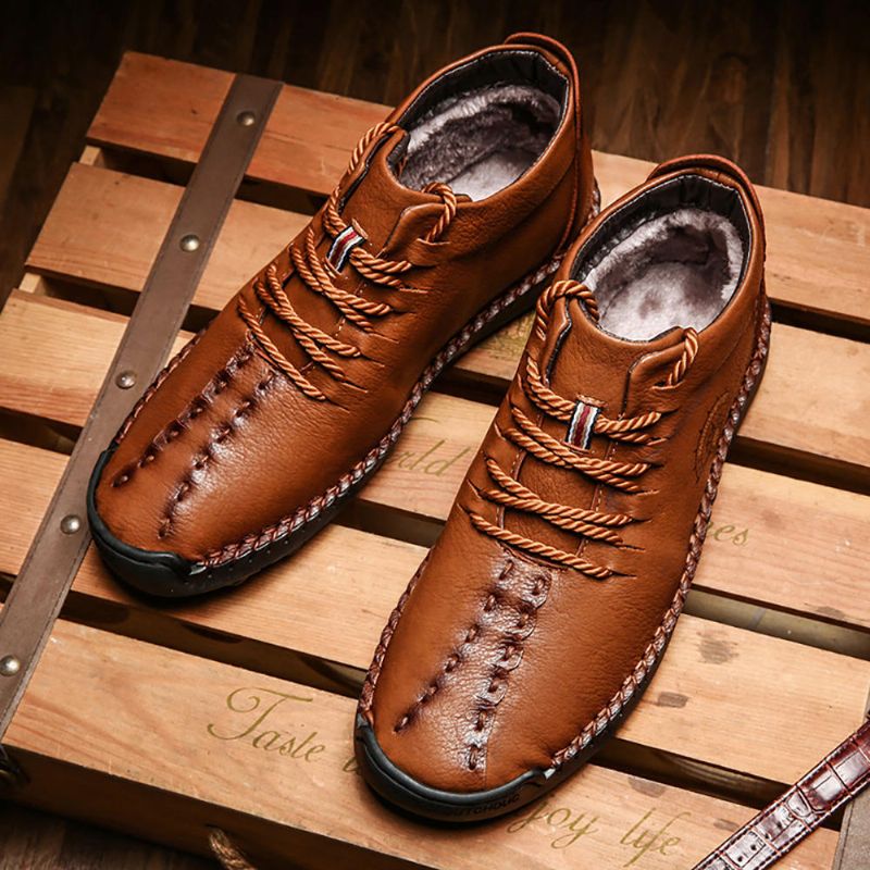 Business-casual-oxfords Aus Weichem Mikrofaserleder