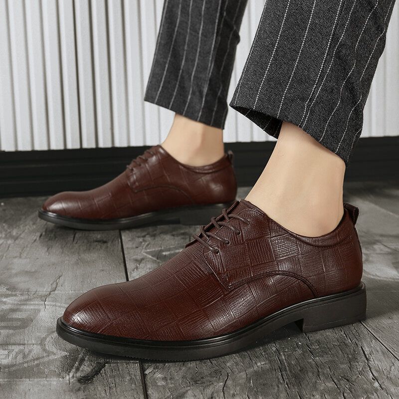 Business-casual-schnürschuhe Für Herren Rutschfest