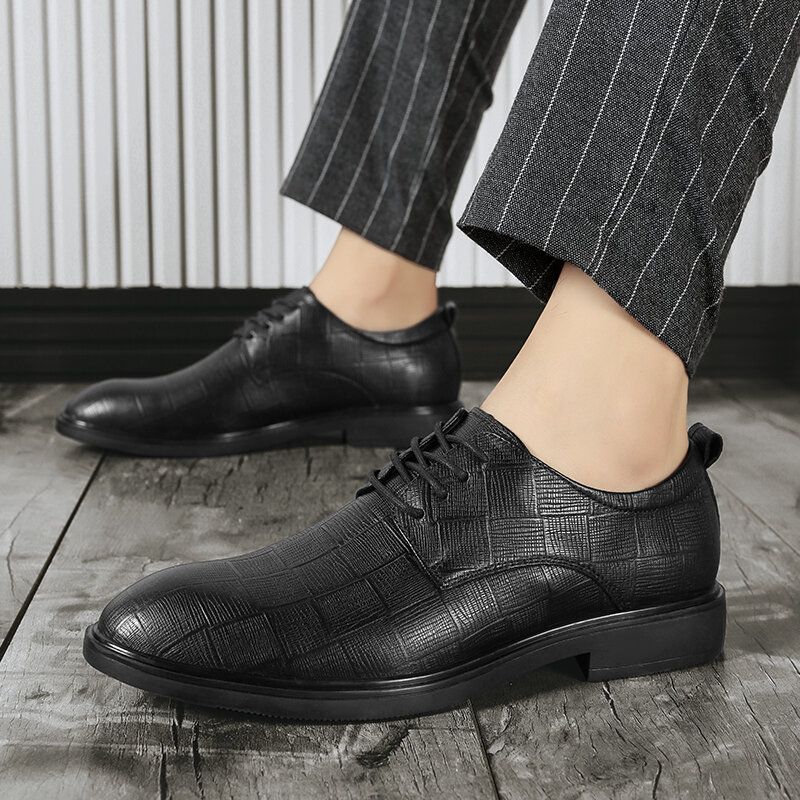 Business-casual-schnürschuhe Für Herren Rutschfest