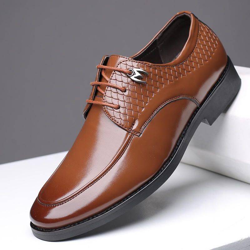 Eleganter Schuh Lässiges Muster Zum Hineinschlüpfen Weiche Business-oxfords