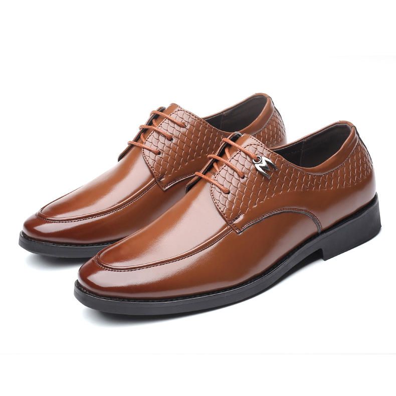 Eleganter Schuh Lässiges Muster Zum Hineinschlüpfen Weiche Business-oxfords