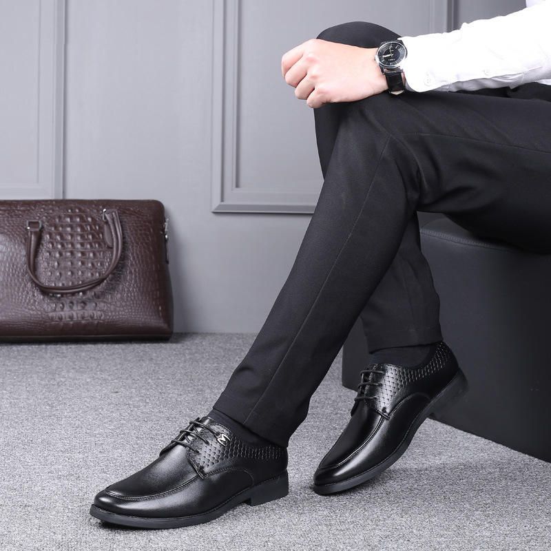 Eleganter Schuh Lässiges Muster Zum Hineinschlüpfen Weiche Business-oxfords