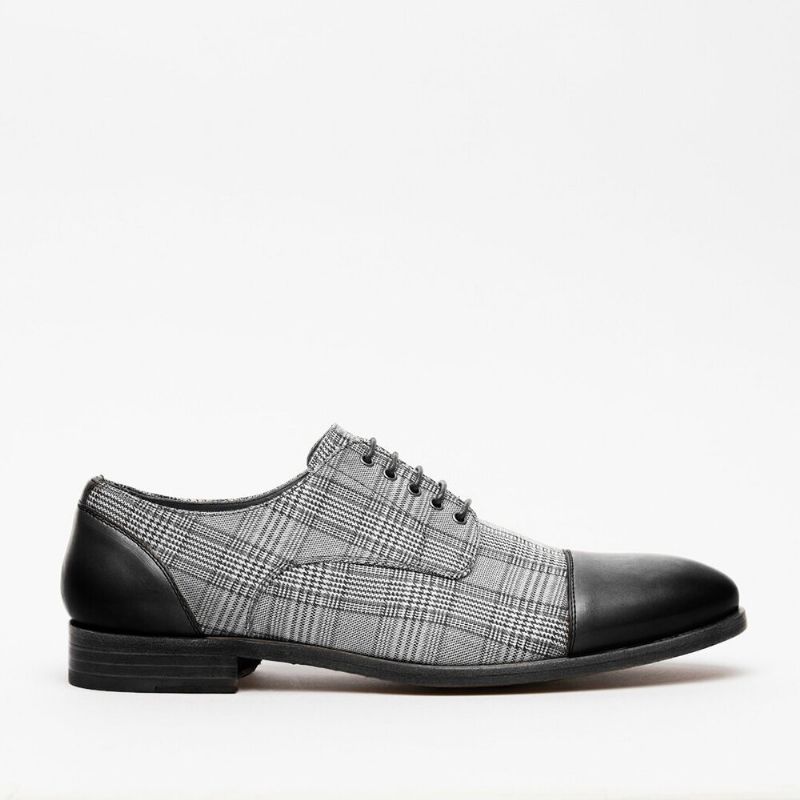 Herren Britischer Stil Cap Toe Bequeme Schnürschuhe Für Formelle Kleidung