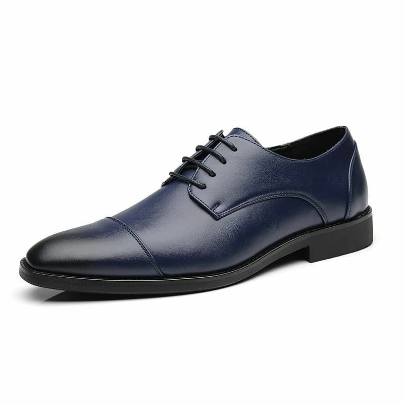 Herren-lederschuh Aus Mikrofaser Lässige Business-oxfords