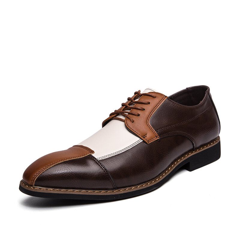 Herren Pu-leder Stilvolle Oxfords Business-kleiderschuhe