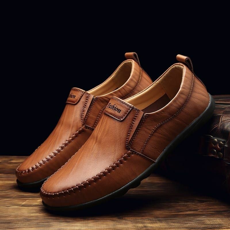 Herren Retro-mikrofaser-leder Weich Lässig Business-oxfords