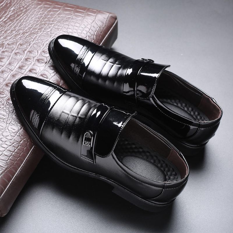 Herren Spicing Leather Bequeme Business-casual-büro-oxfords