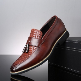 Männer Tassel Dekor Mikrofaser Leder Rutschfeste Business Casual Formelle Schuhe