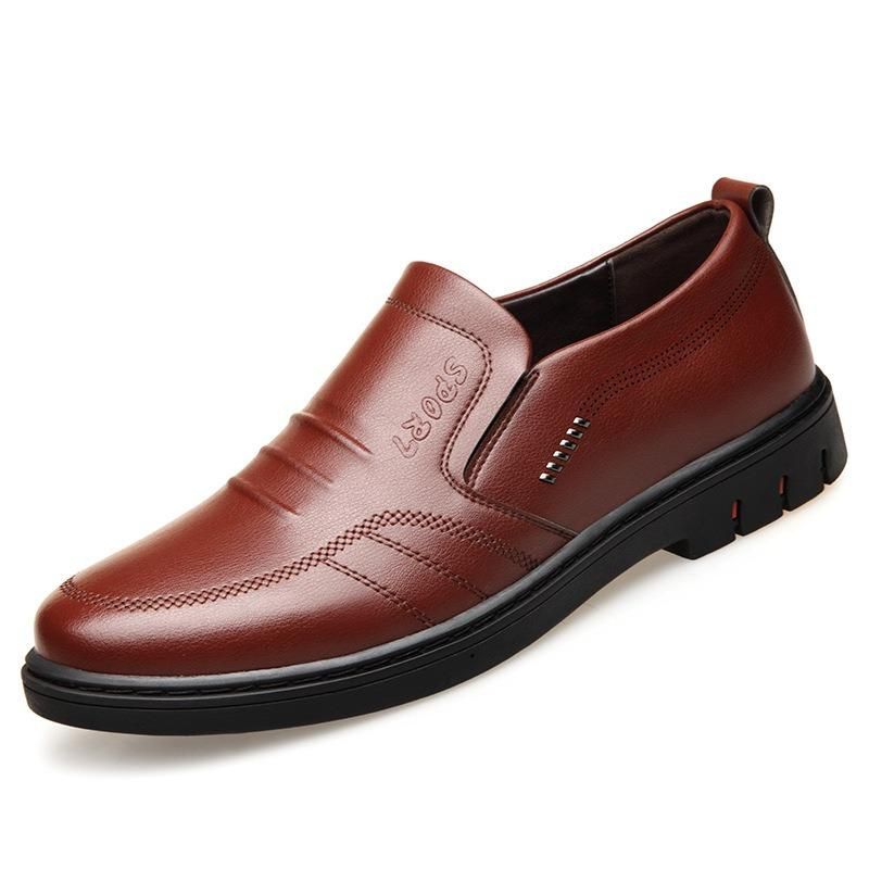 Mikrofaser Soft Leather Business Casual Office Oxfords