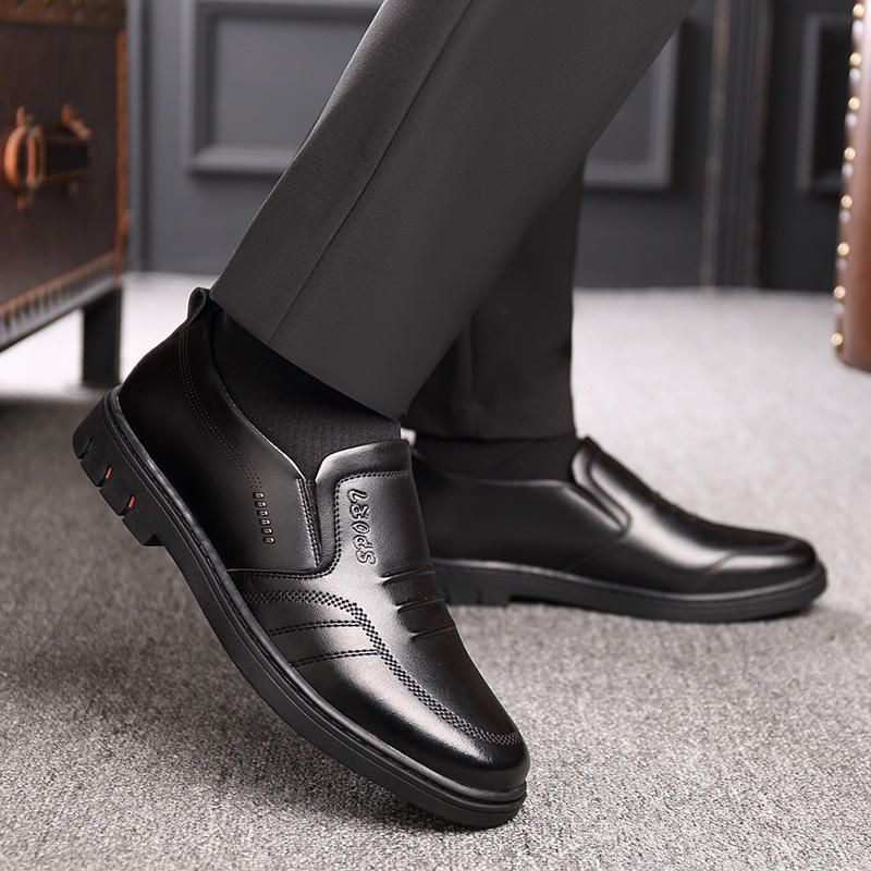 Mikrofaser Soft Leather Business Casual Office Oxfords