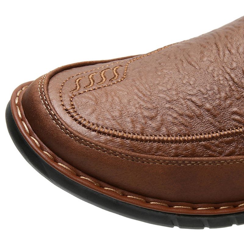 Rutschfeste Slip-on-gummibänder Für Herren Mit Weicher Sohle Und Kausalen Täglichen Oxfords