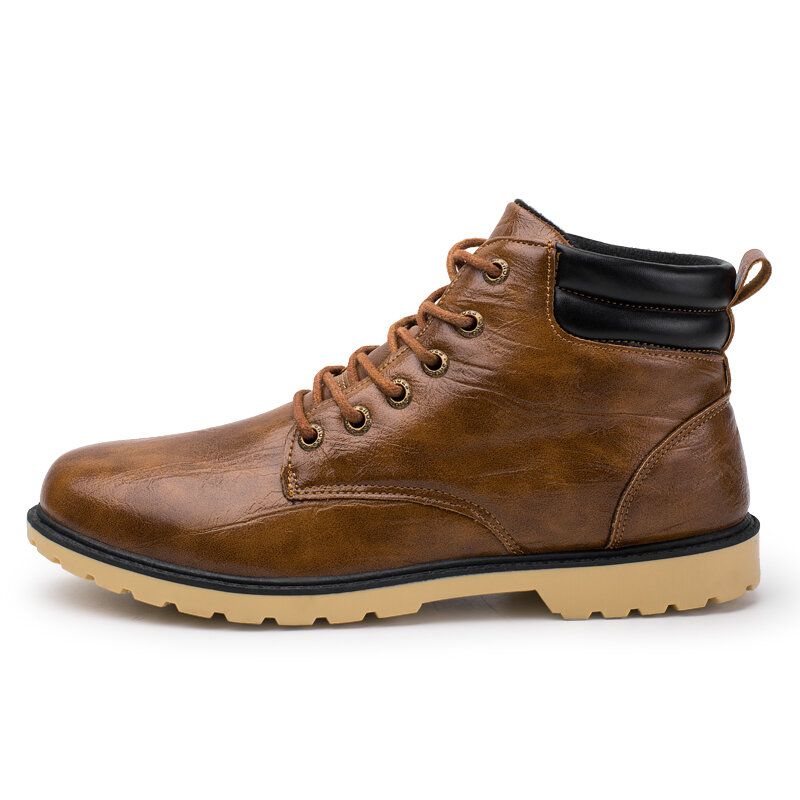 Bequemer Rutschfester Lässiger Retro-outdoor-werkzeugstiefel Für Herren