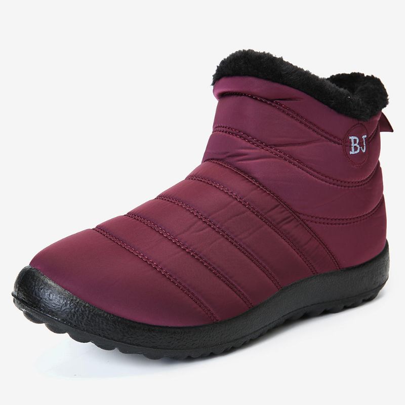 Damen-schneestiefel Wasserabweisend Mit Weicher Sohle Warm