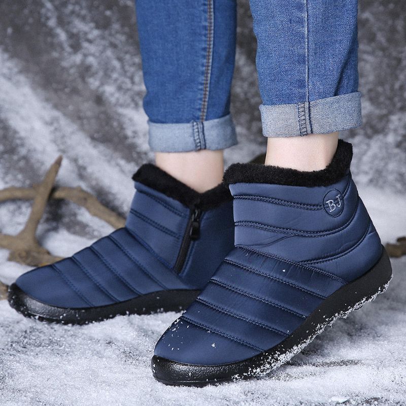 Damen-schneestiefel Wasserabweisend Mit Weicher Sohle Warm