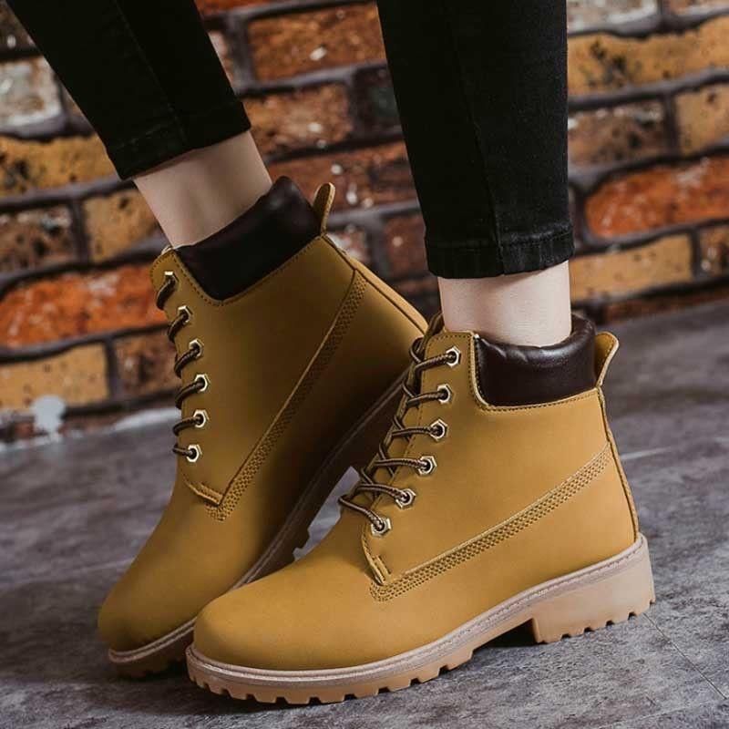 Frauen-pelz-futter Schnüren Outdoor-winter-beiläufige Schnee-stiefeletten