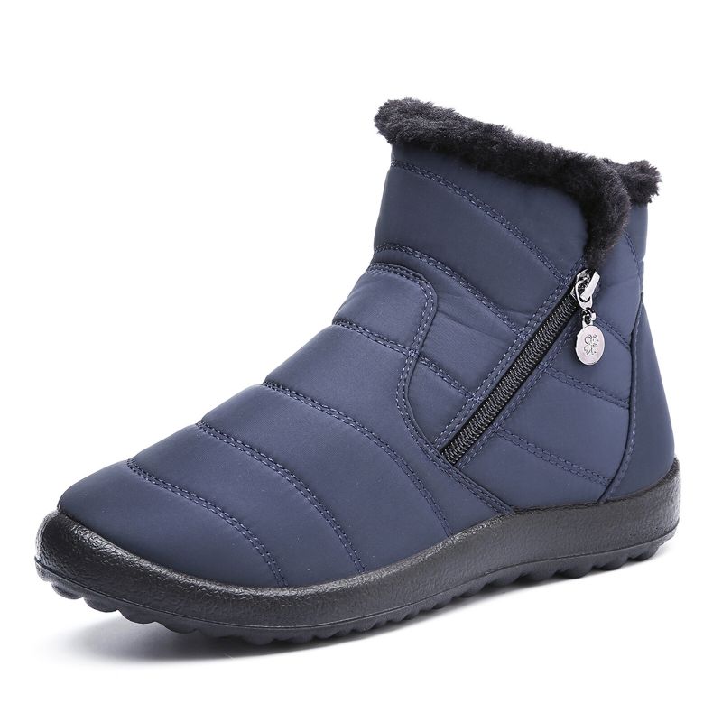 Gracosy Damen Winter Warm Walking Anti-rutsch Outdoor Schneestiefel Casual Kurzstiefel