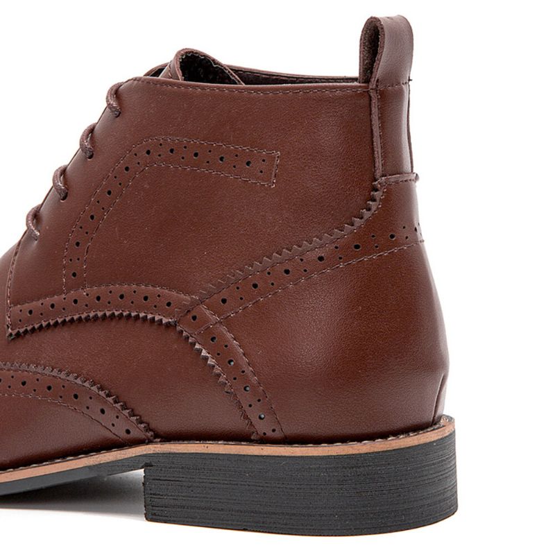 Männer Mikrofaser Weiche Sohle Hohle Atmungsaktive Verschleißfeste Retro-casual-martin-stiefel