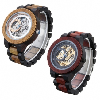 Bobo Bird R05 Männer Holz Leuchthand Armbanduhren Mechanische Uhr